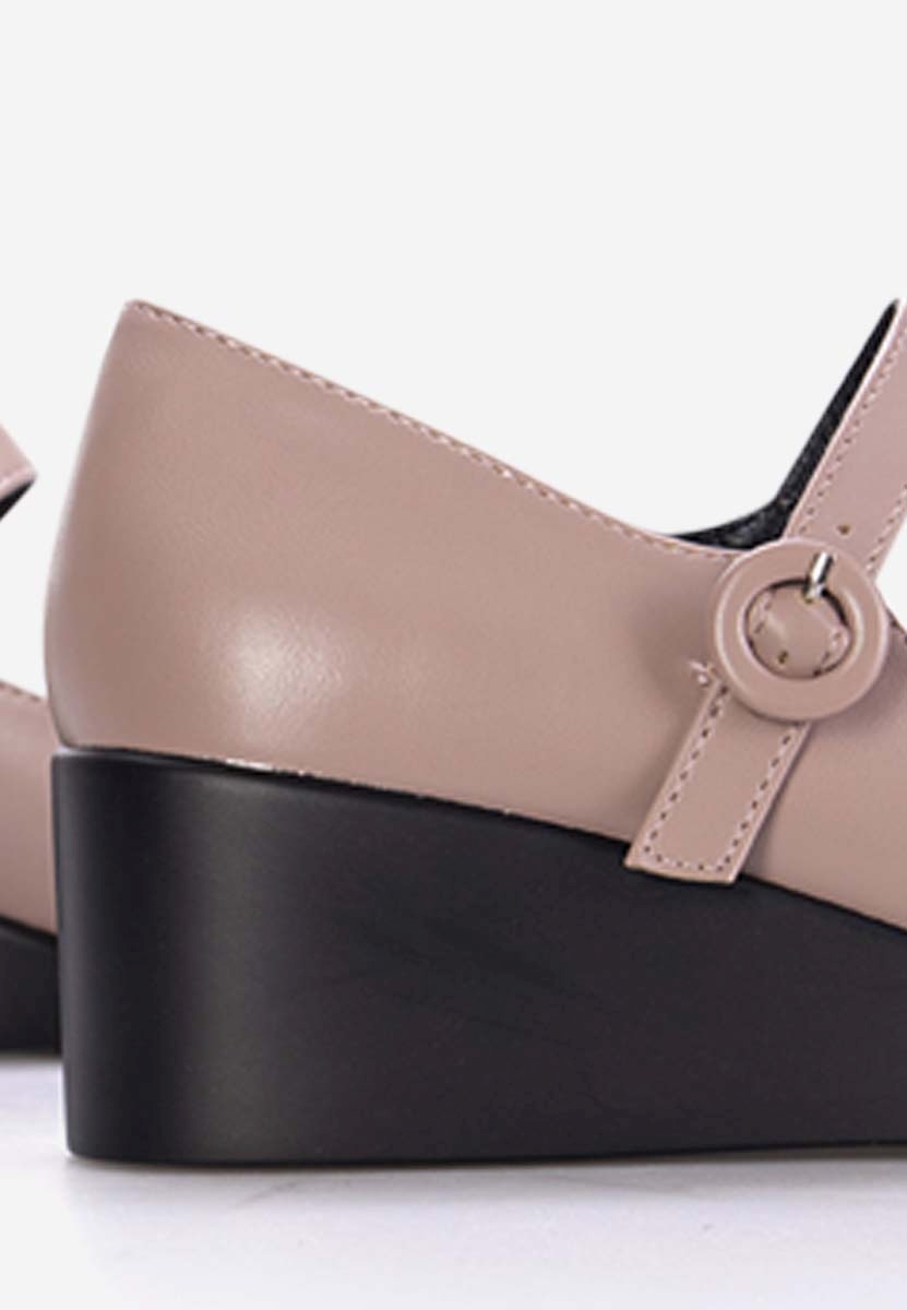 Espina börszínü platform cipők