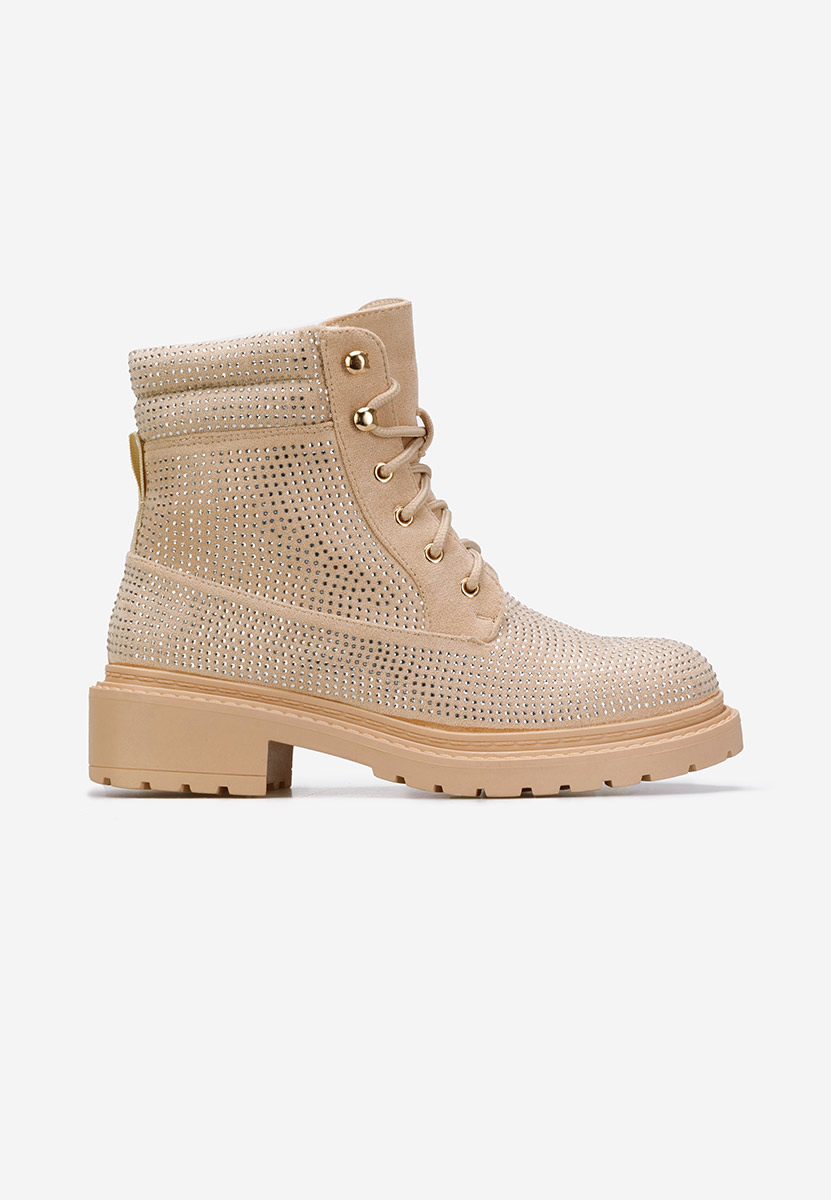 Preta bézs női bakancs