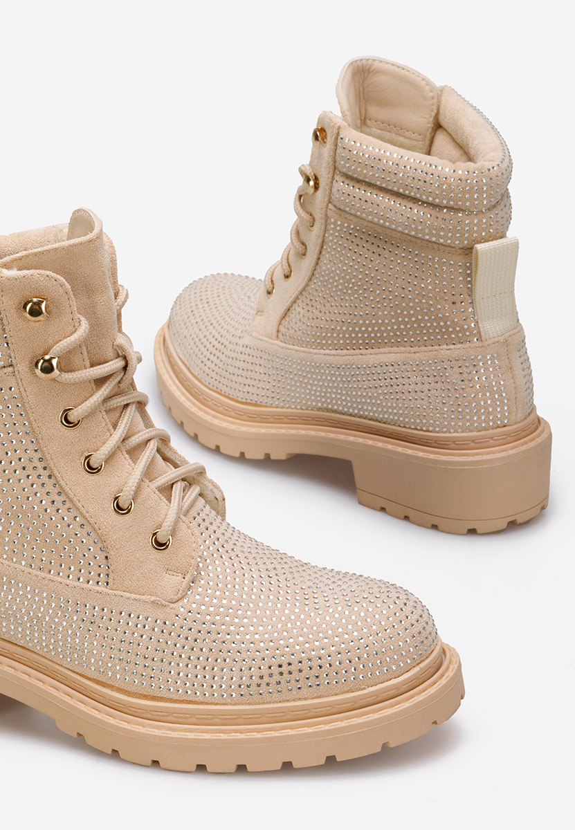 Preta bézs női bakancs