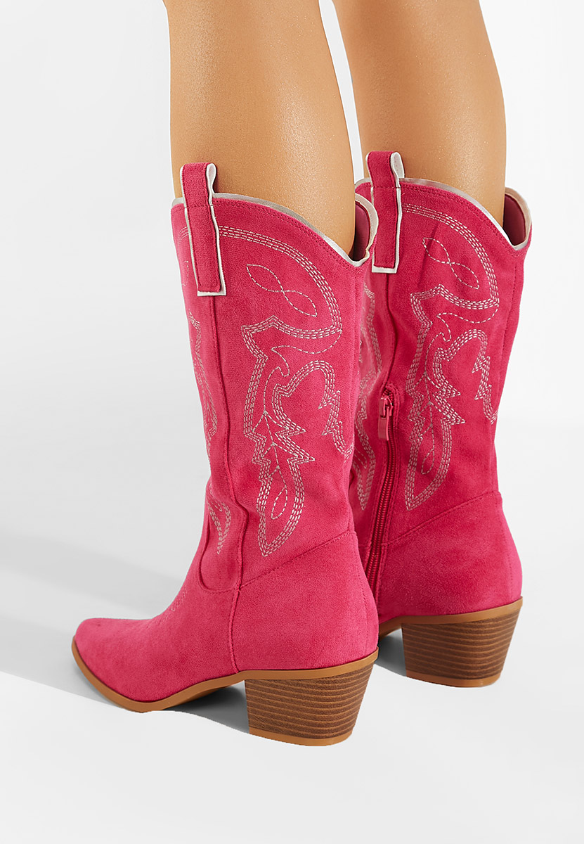 Texina rózsaszín cowboy csizma