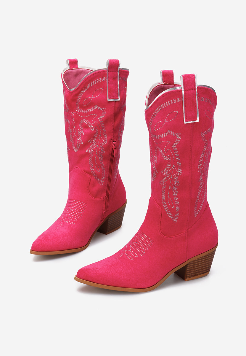 Texina rózsaszín cowboy csizma