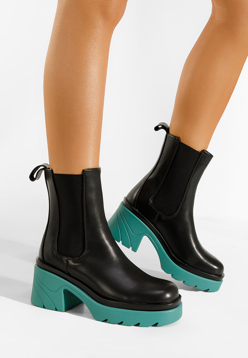 Kaylin v3 fekete chelsea bokacsizma