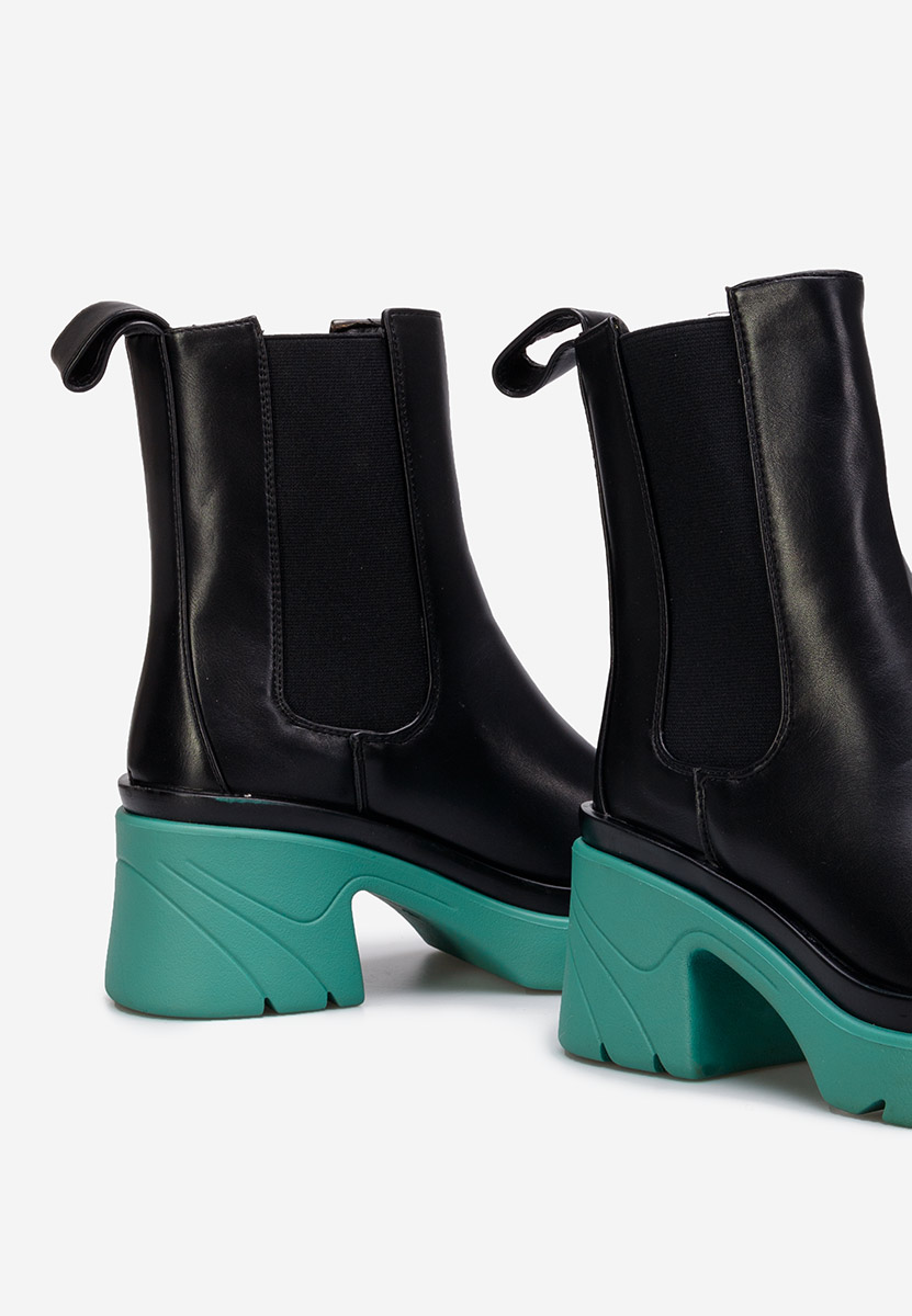 Kaylin v3 fekete chelsea bokacsizma