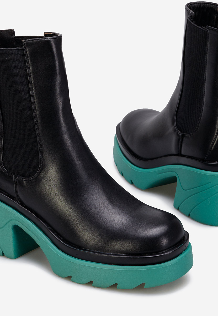 Kaylin v3 fekete chelsea bokacsizma