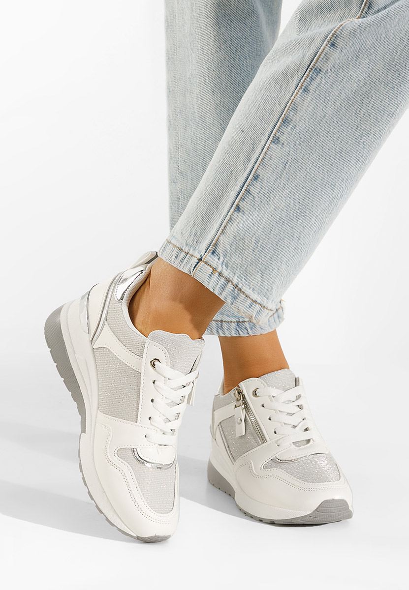 Rafina v2 fehér platform sneaker cipő 