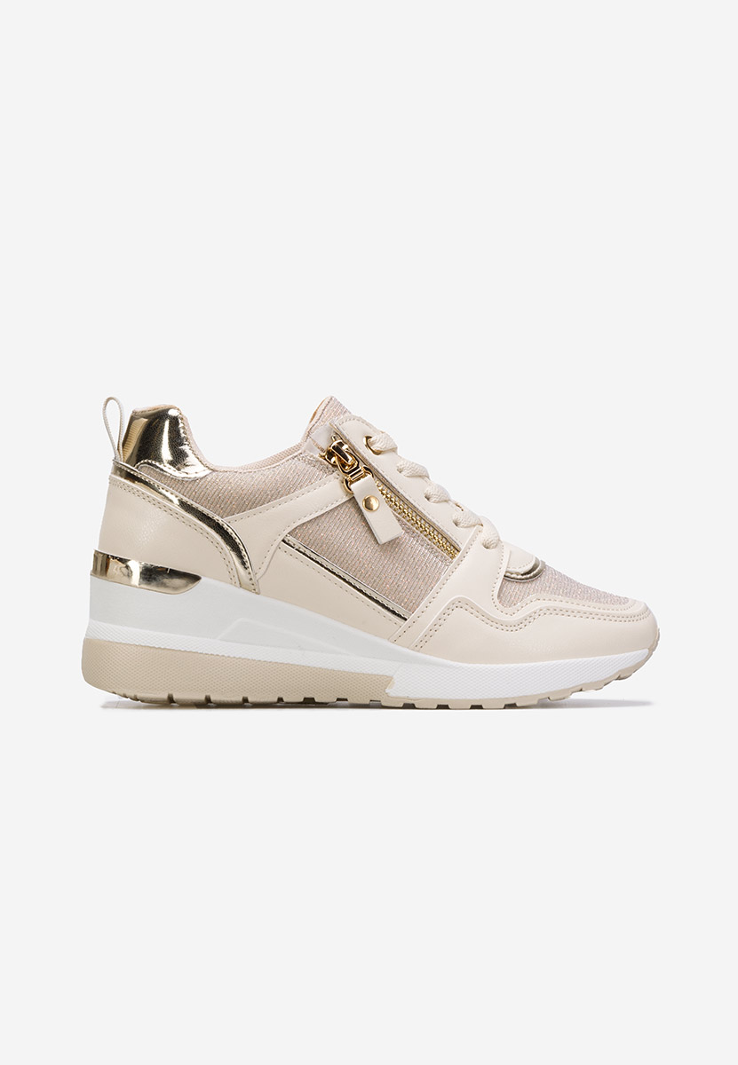 Rafina v2 bézs platform sneaker cipő 