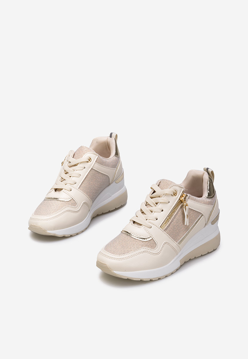 Rafina v2 bézs platform sneaker cipő 