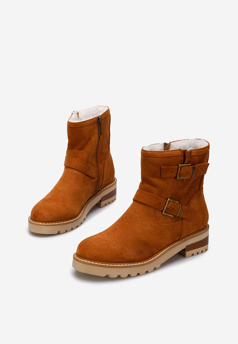 Campana camel női bokacsizma