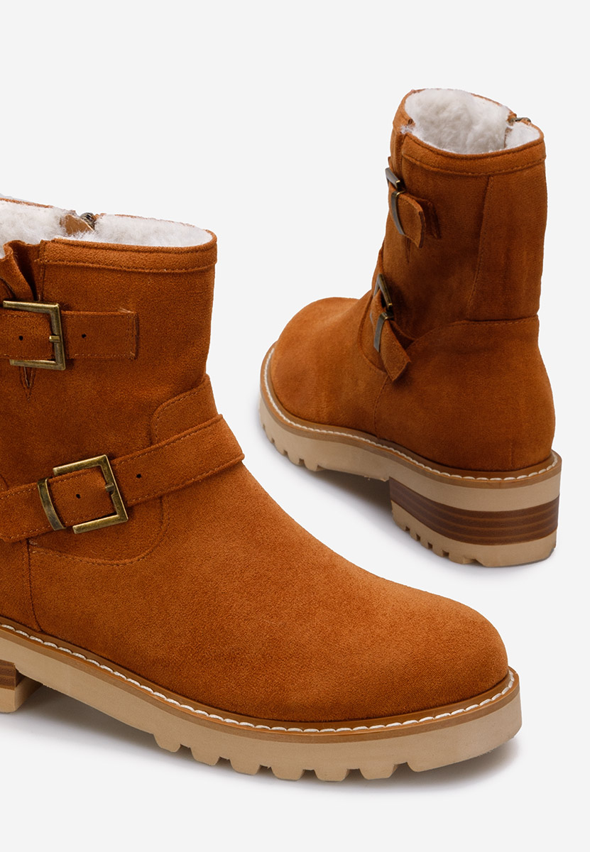 Campana camel női bokacsizma