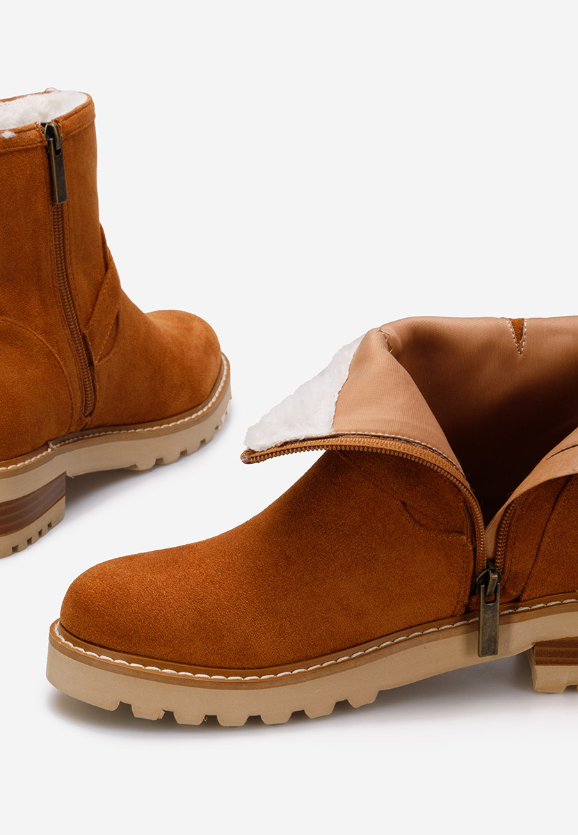 Campana camel női bokacsizma