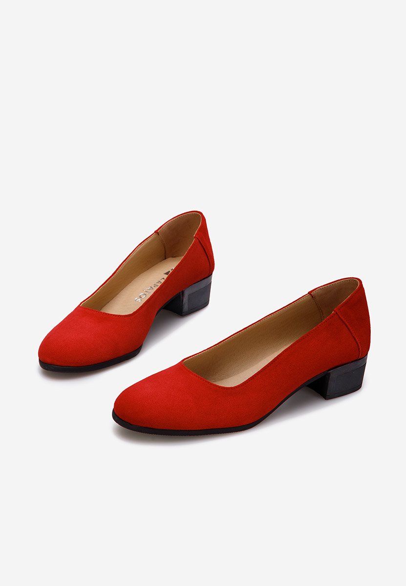 Montremy v2 piros bőr cipő