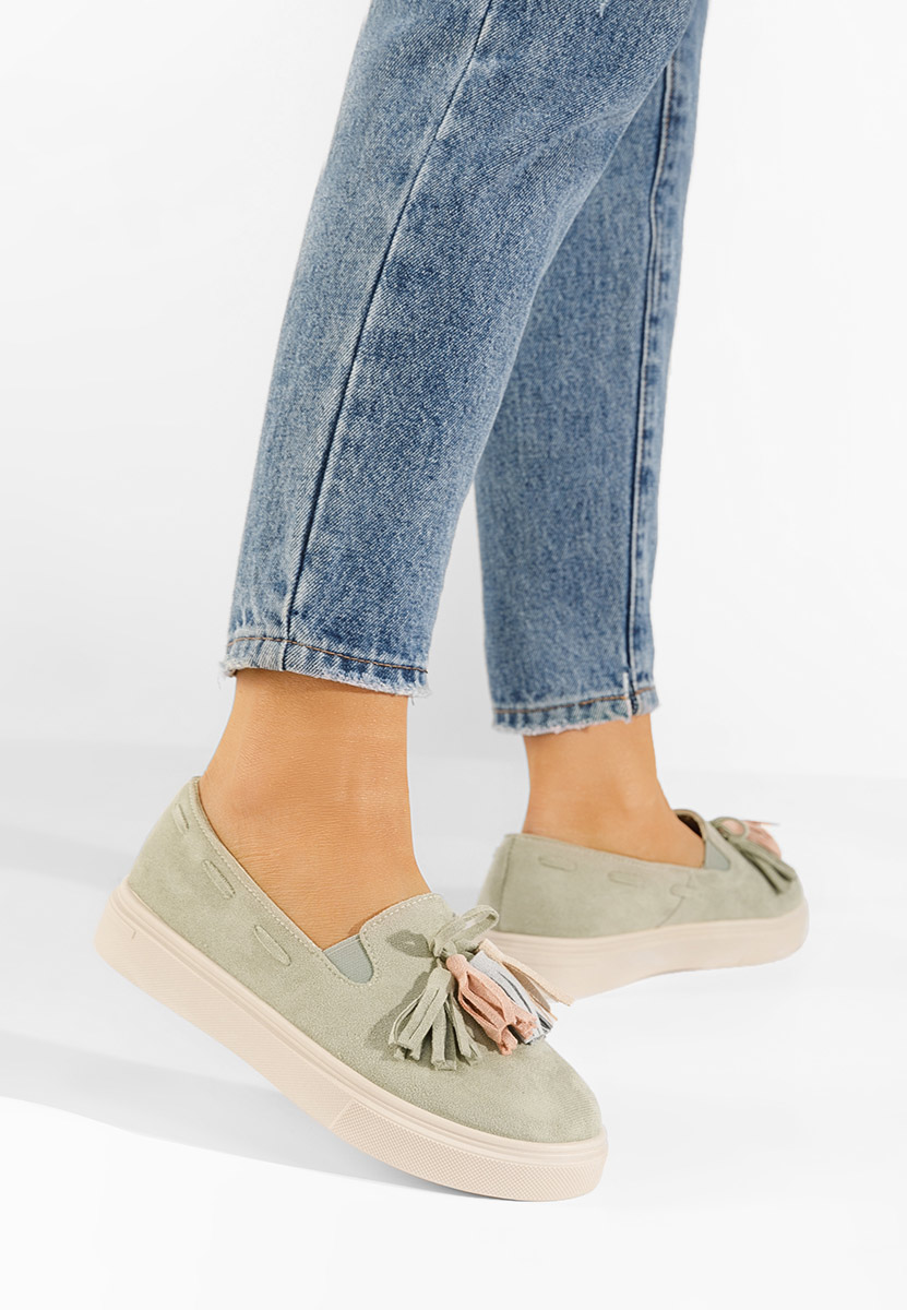 Graziela zöld női espadrilles