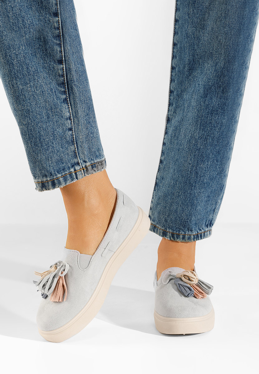 Graziela szürke női espadrilles
