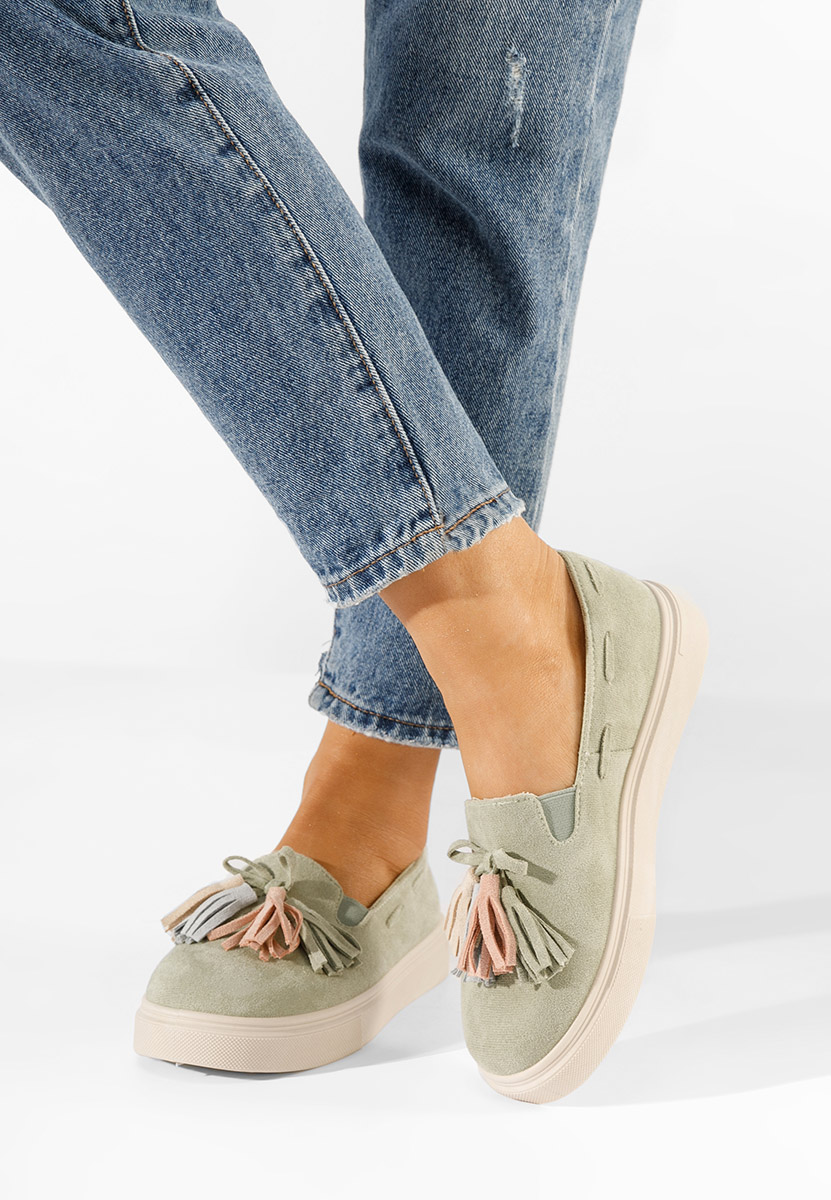Graziela zöld női espadrilles