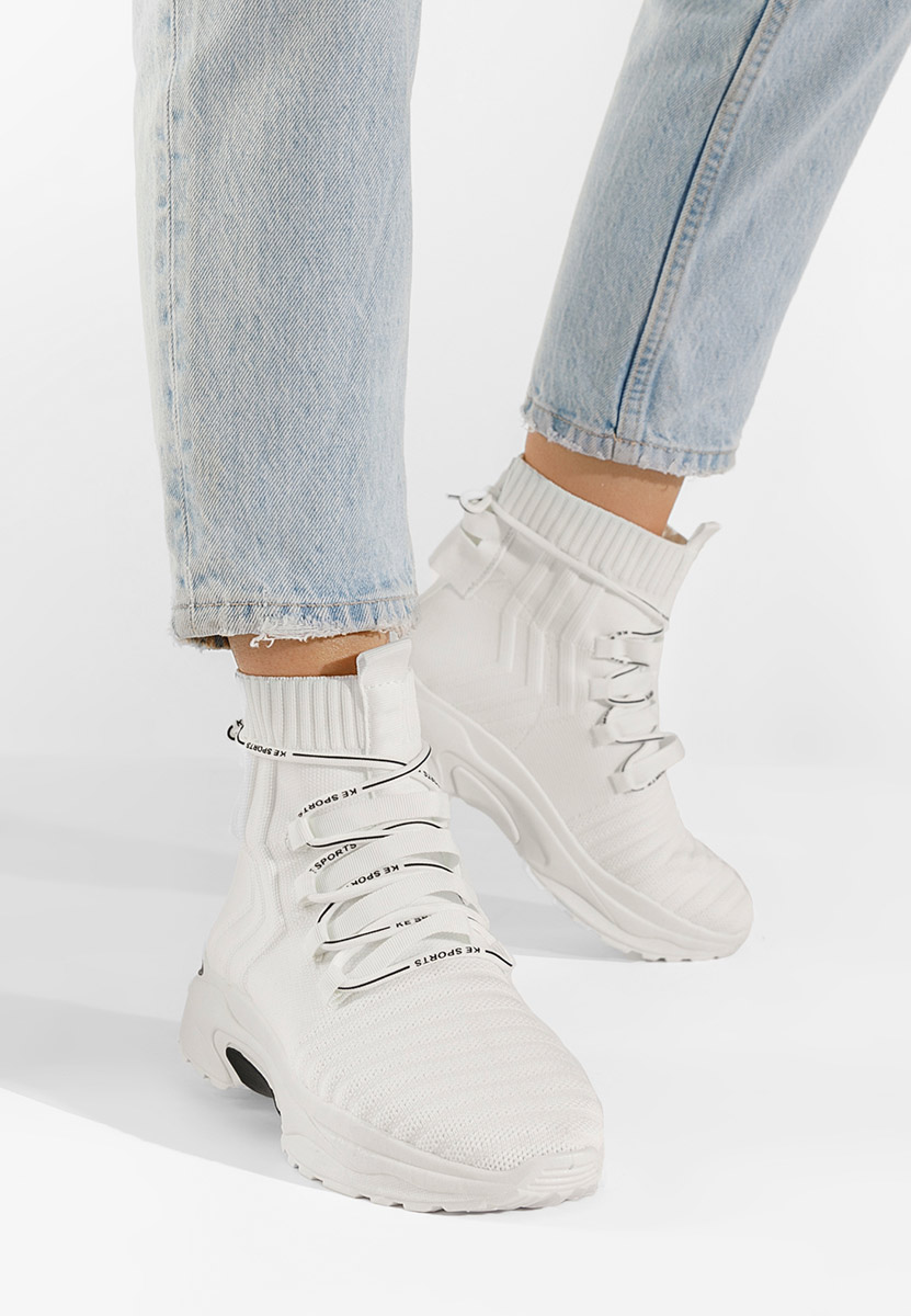Karrie fehér női sneaker cipők