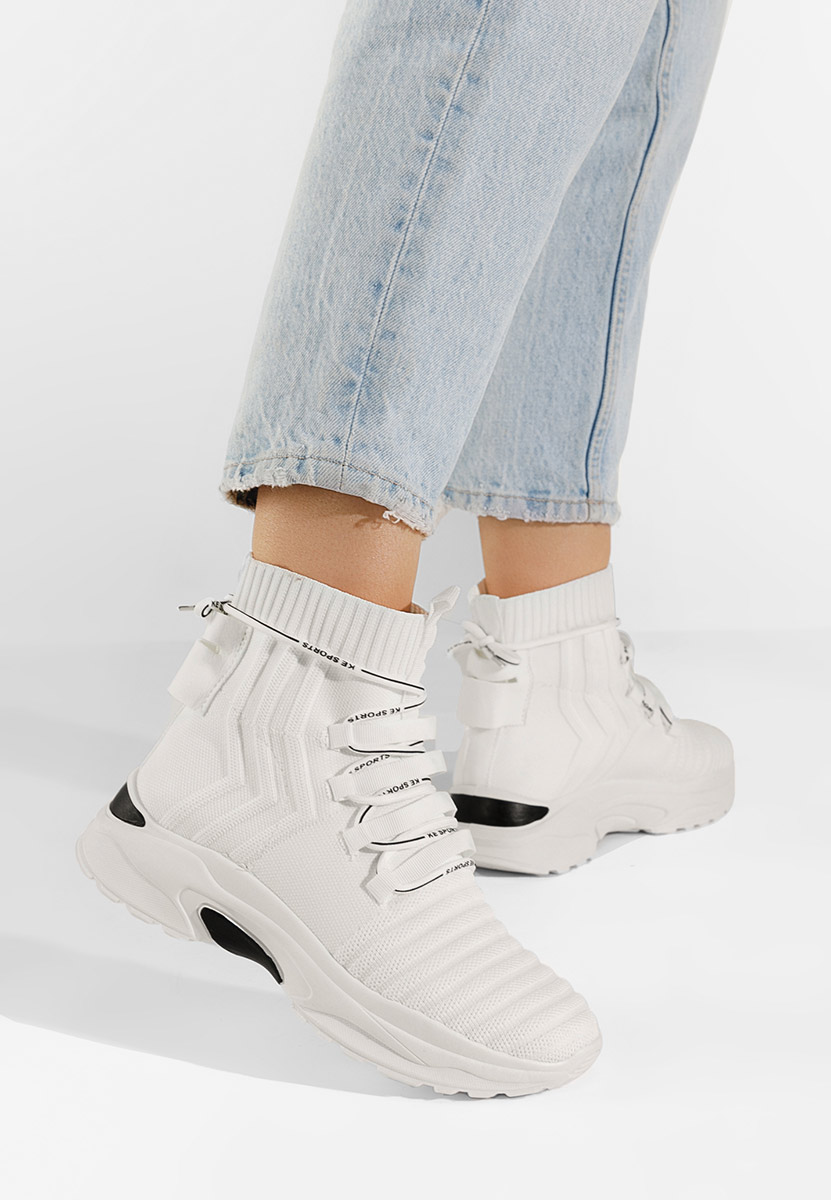 Karrie fehér női sneaker cipők