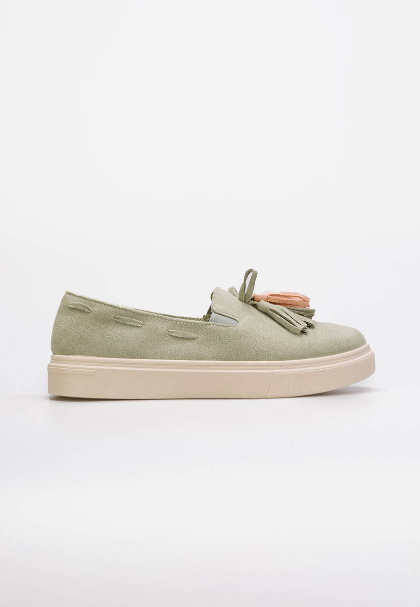 Graziela zöld női espadrilles