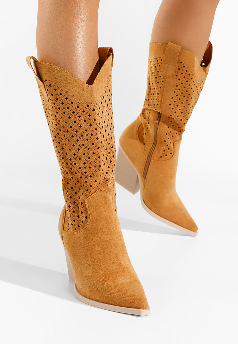 Sephora camel cowboy csizma