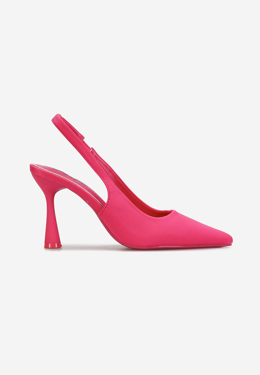 Anabela fuxia slingback