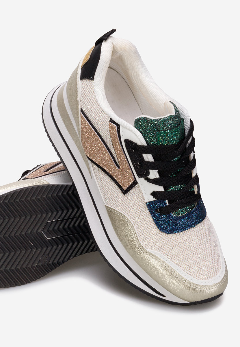 Tarika aranyszínü telitalpú platform sneaker