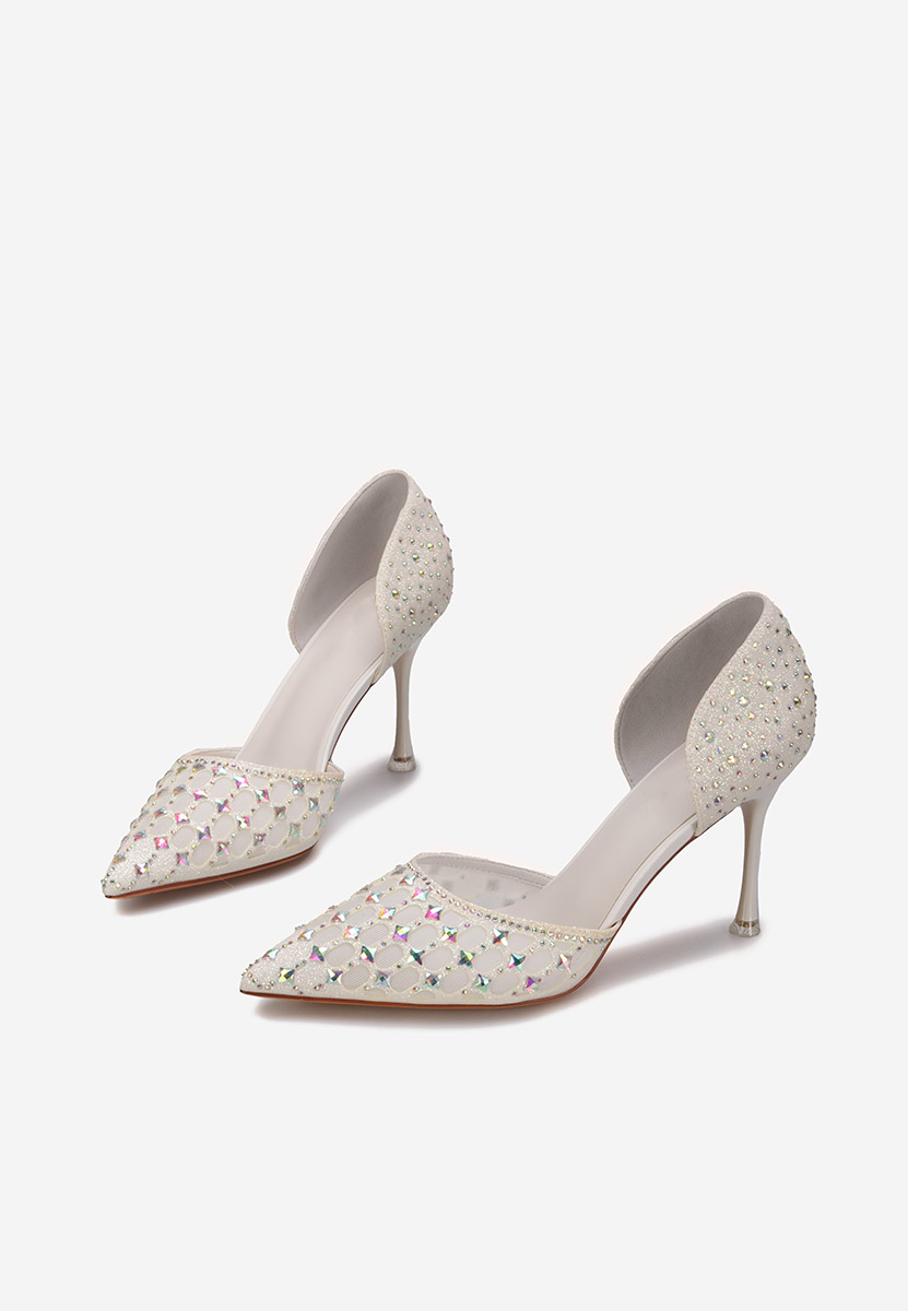 Lorita fehér női elegáns cipő
