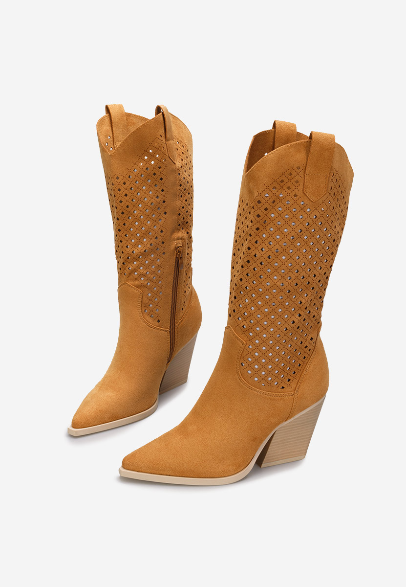 Sephora camel cowboy csizma