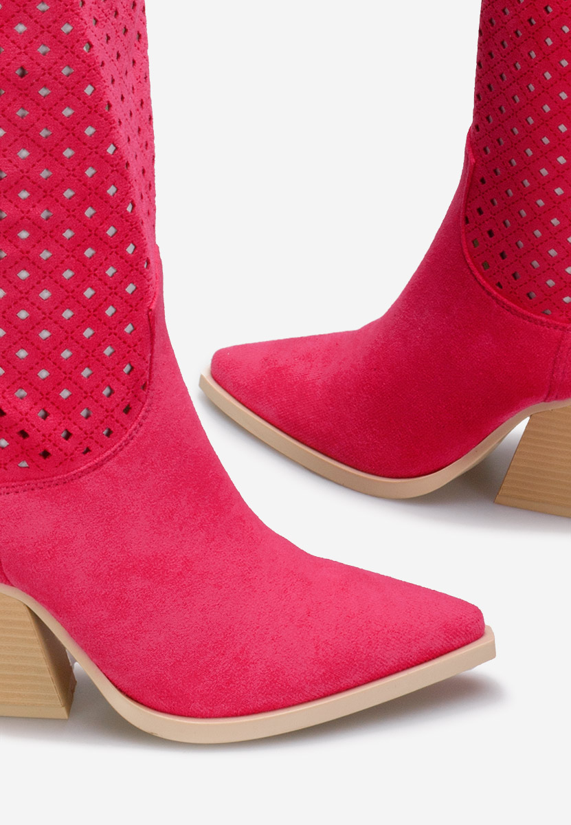 Sephora fuxia cowboy csizma