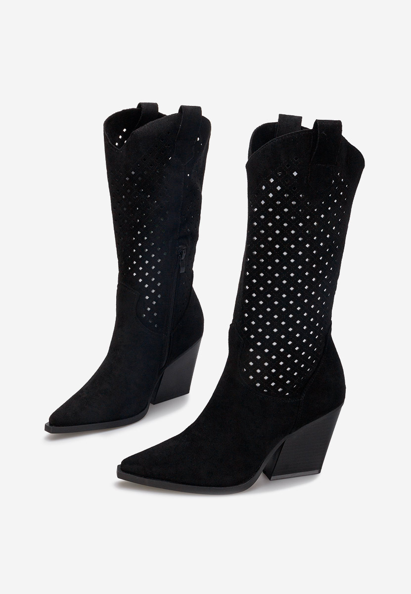 Sephora fekete cowboy csizma