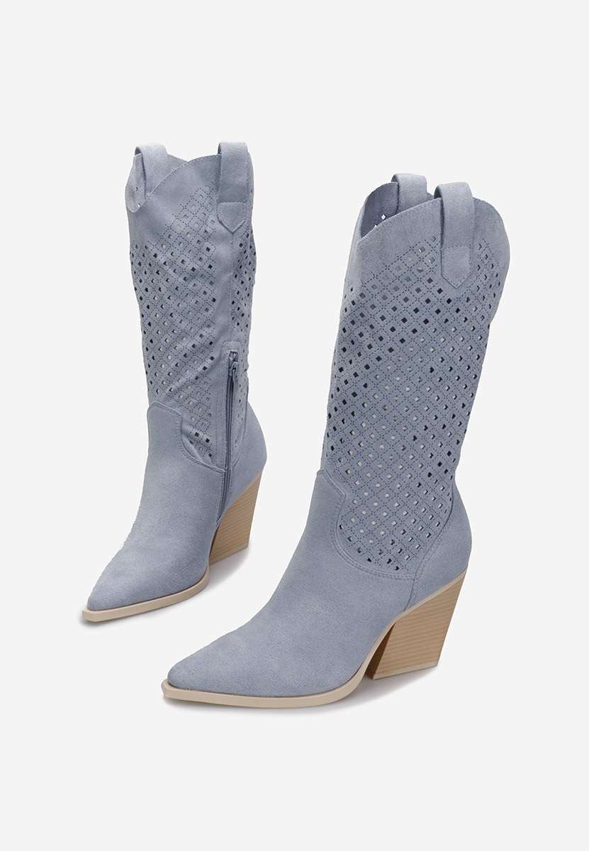 Sephora tengerészkék cowboy csizma