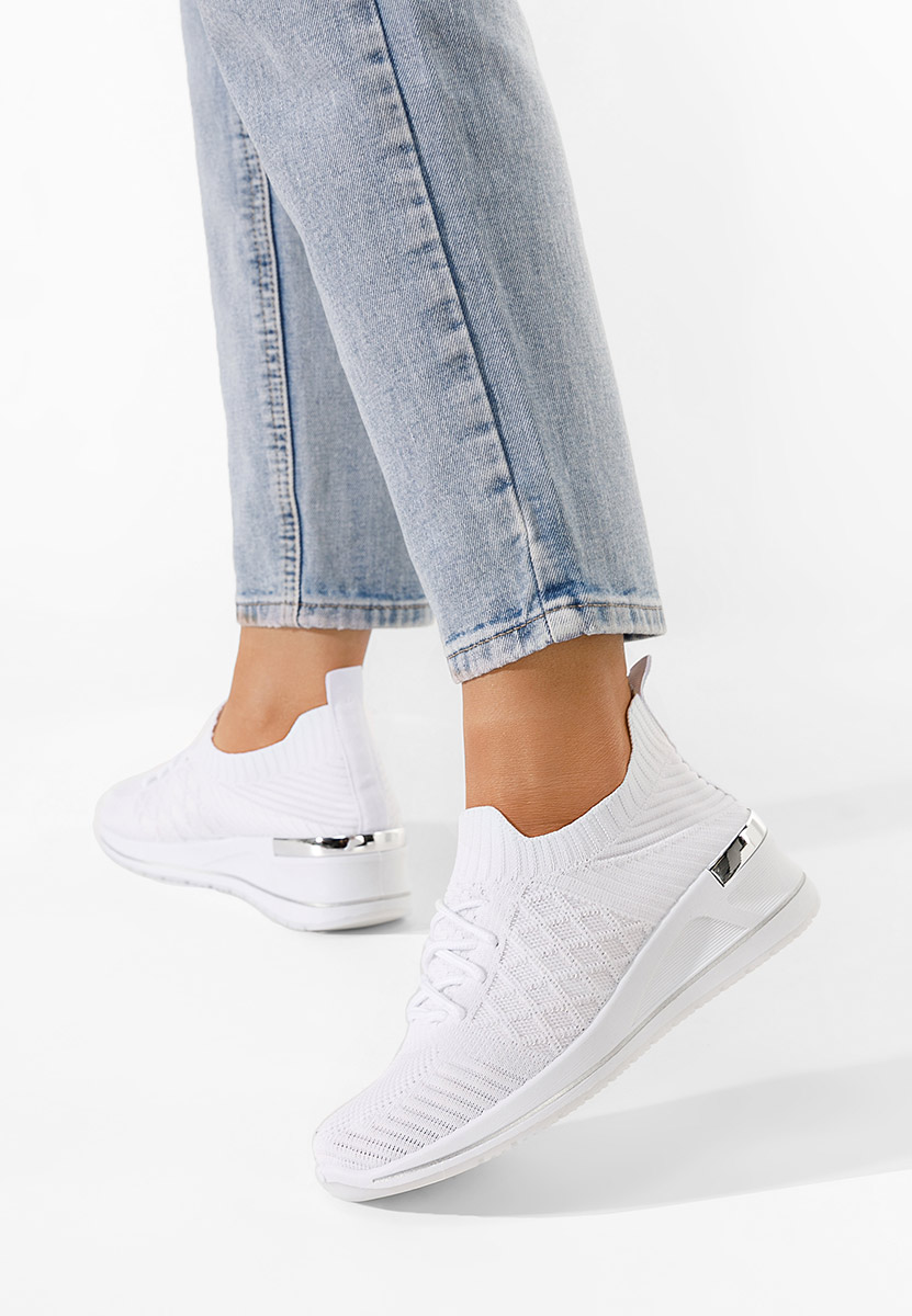 Uvesa fehér platform sneaker cipő 