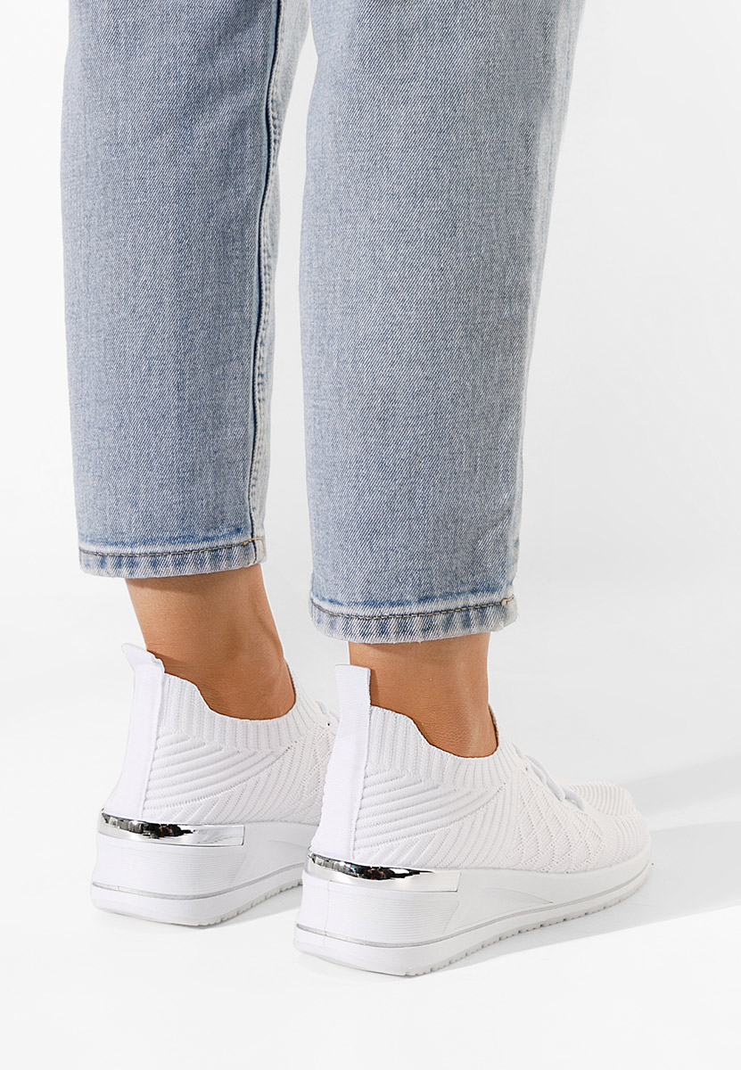 Uvesa fehér platform sneaker cipő 