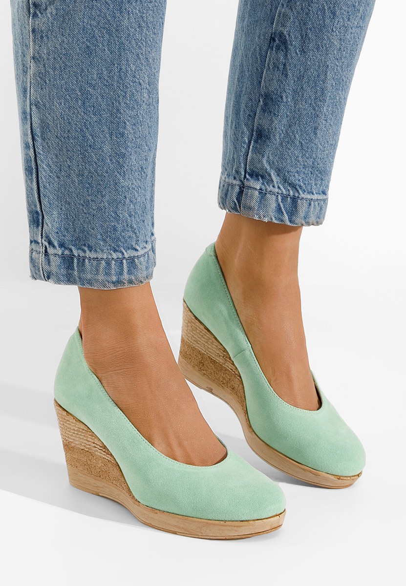 Zola v2 türkiz platform cipők