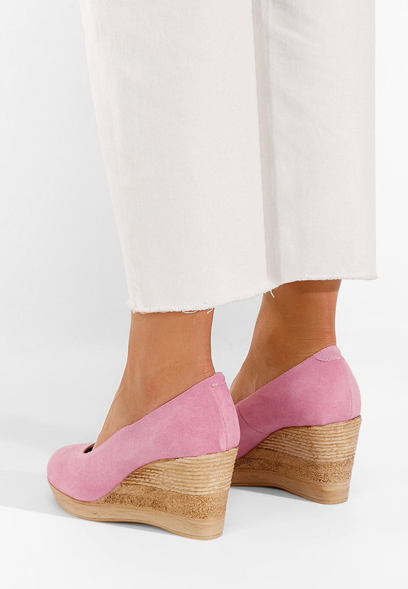 Zola v2 rózsaszín platform cipők