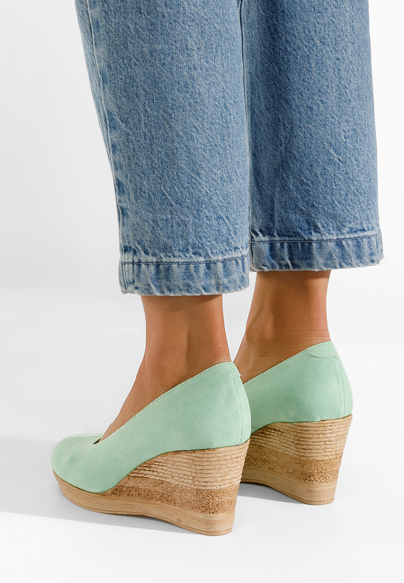 Zola v2 türkiz platform cipők