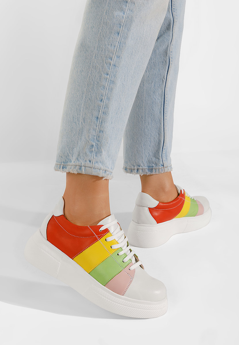 Filia sokszínü női bőr sneaker