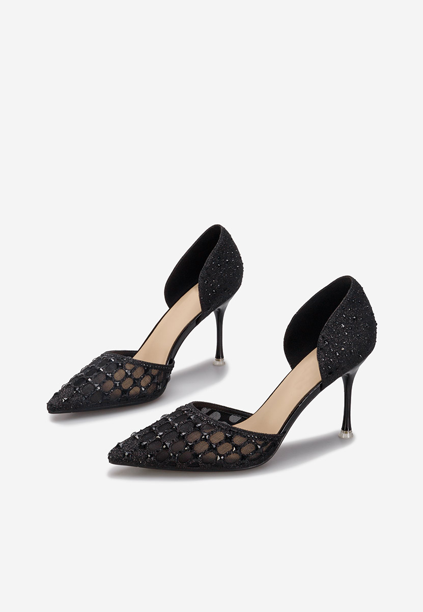 Lorita fekete női elegáns cipő