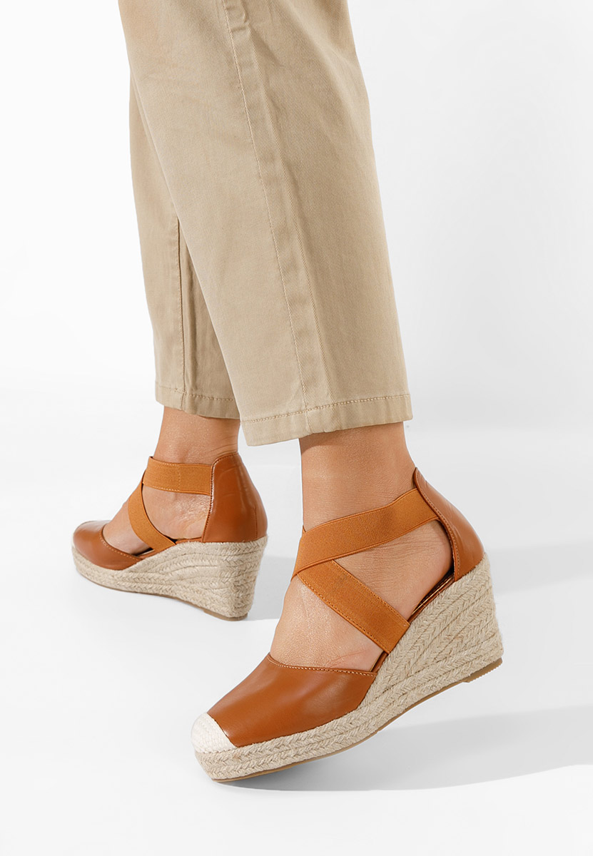 Rosaria camel espadrilles szandál