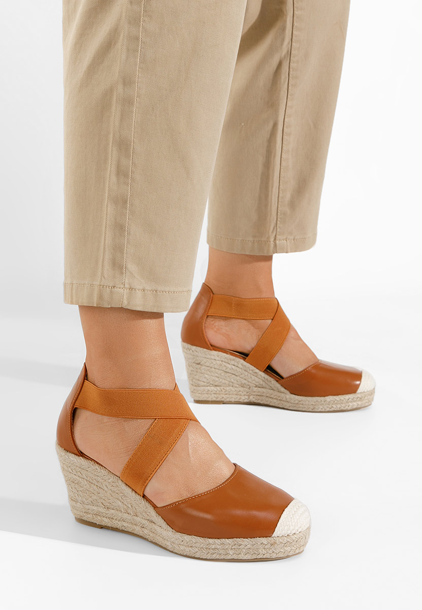 Rosaria camel espadrilles szandál