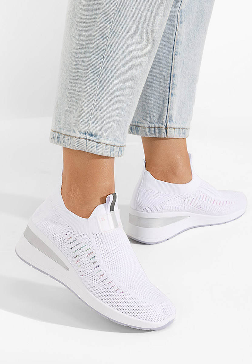 Lomira fehér platform sneaker cipő 