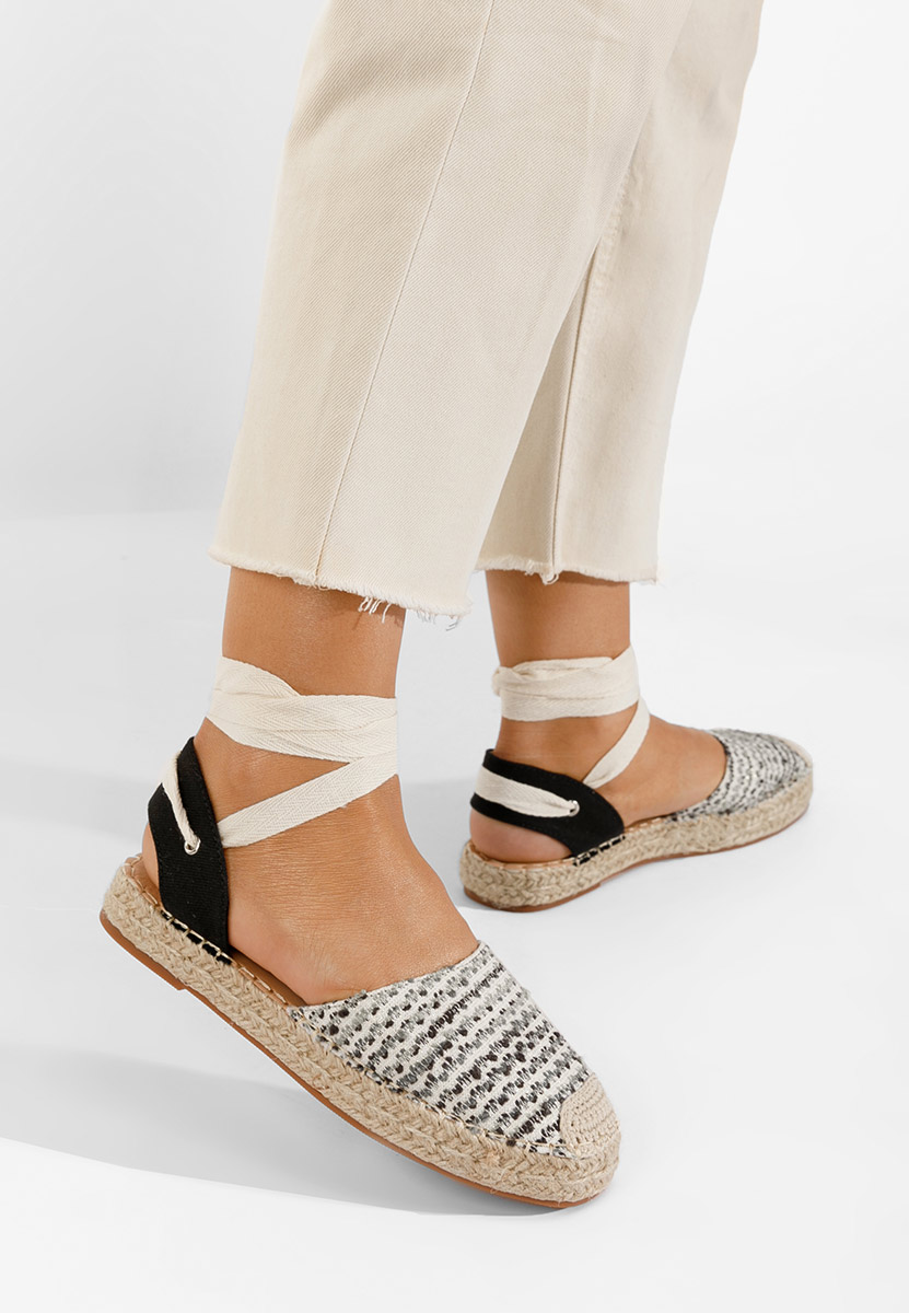 Pamera szürke női espadrilles