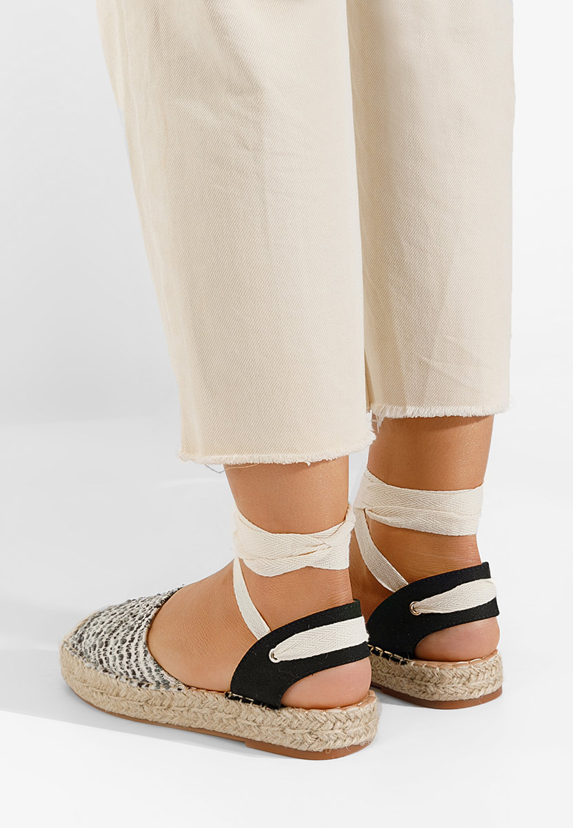 Pamera szürke női espadrilles