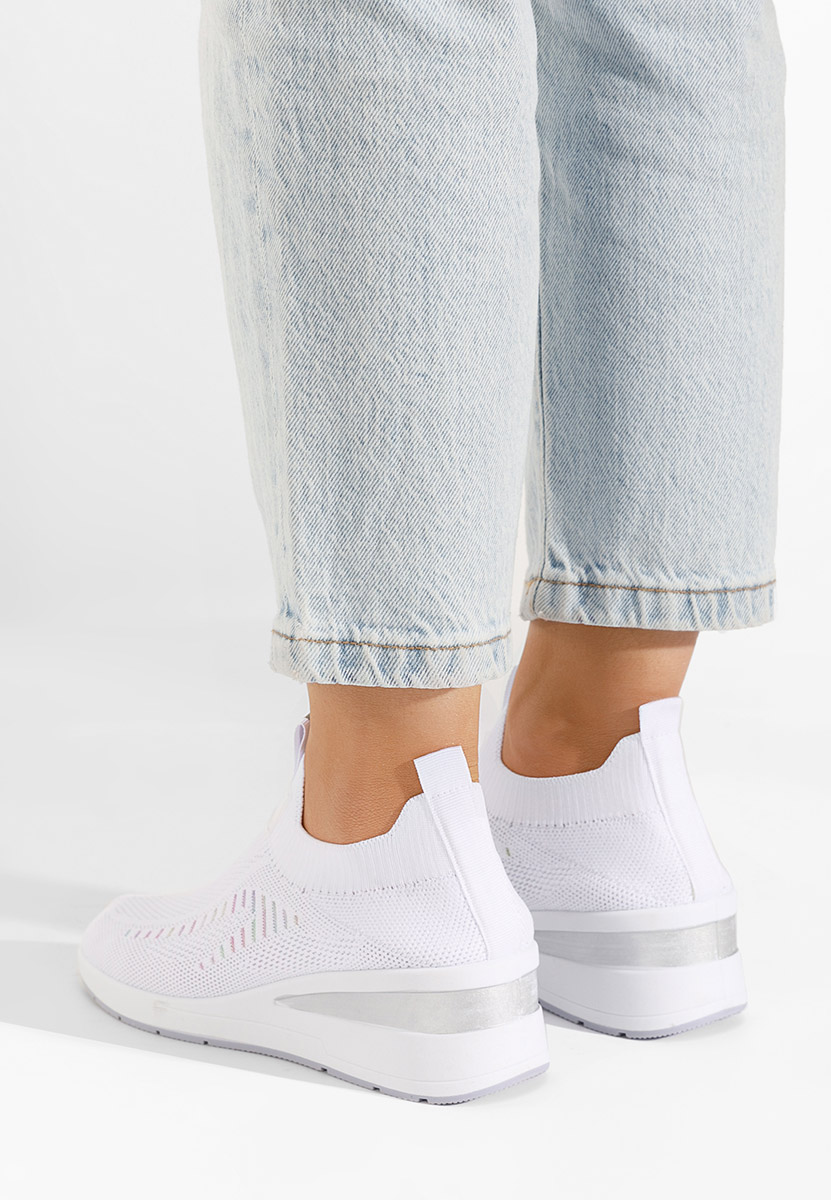 Lomira fehér platform sneaker cipő 