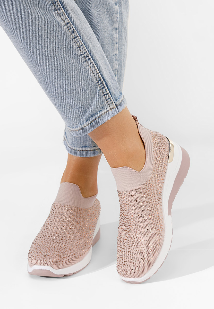 Alsina rózsaszín platform sneaker cipő 