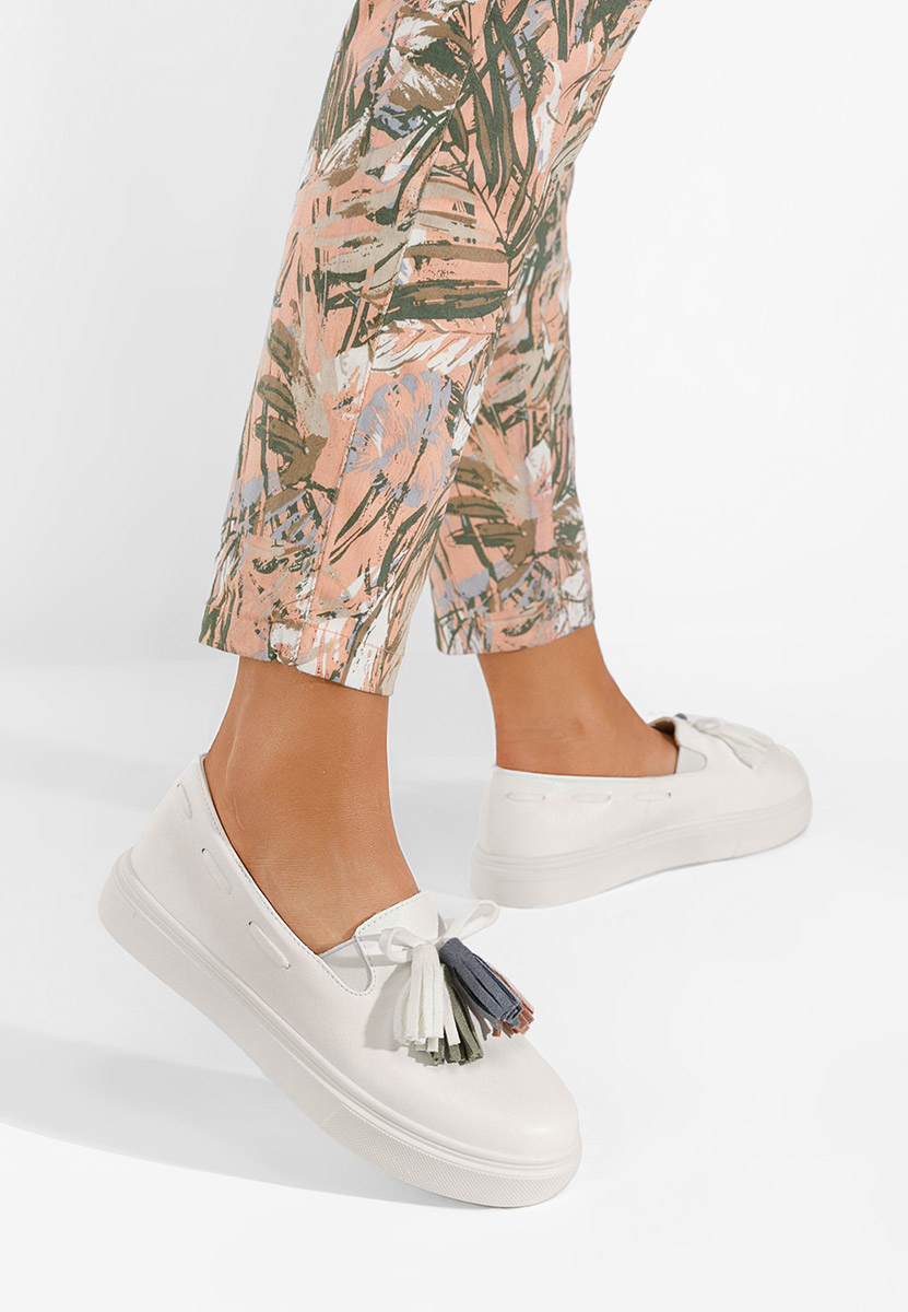 Graziela fehér női espadrilles