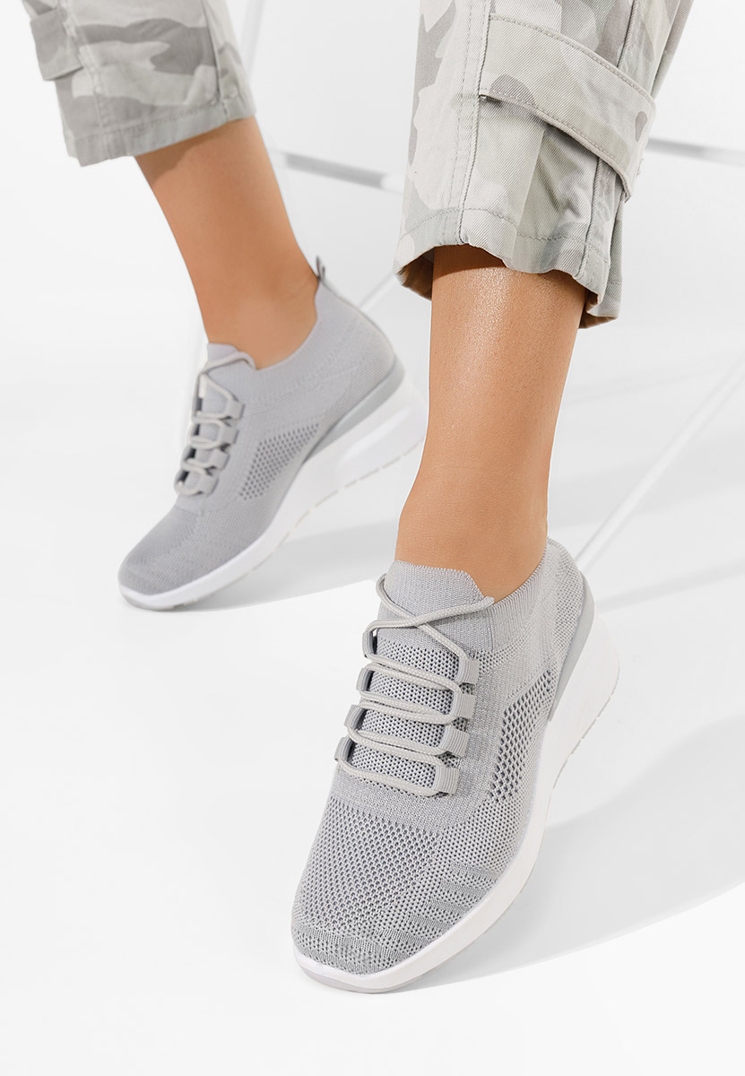 Boka v2 szürke platform sneaker cipő 