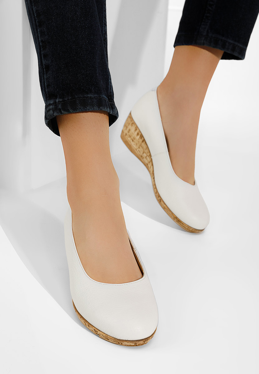 Sonia v3 fehér platform cipők