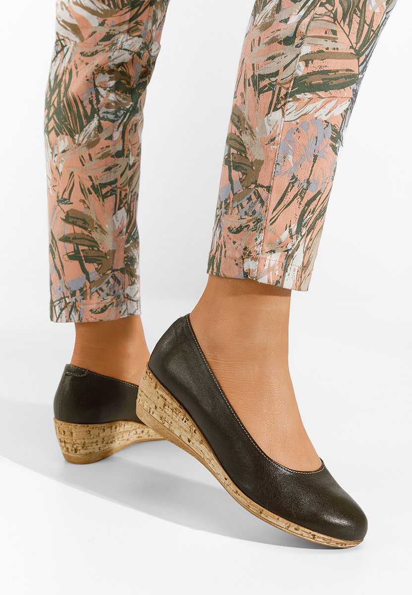 Sonia v3 khaki platform cipők