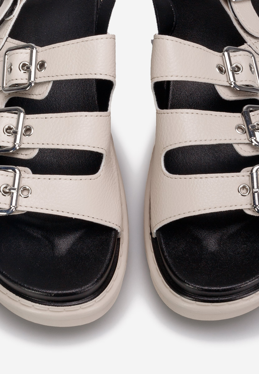 Edena bézs platform szandál szandál