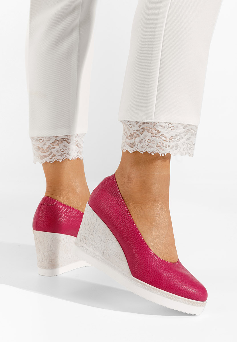 Kaira fuxia platform cipők