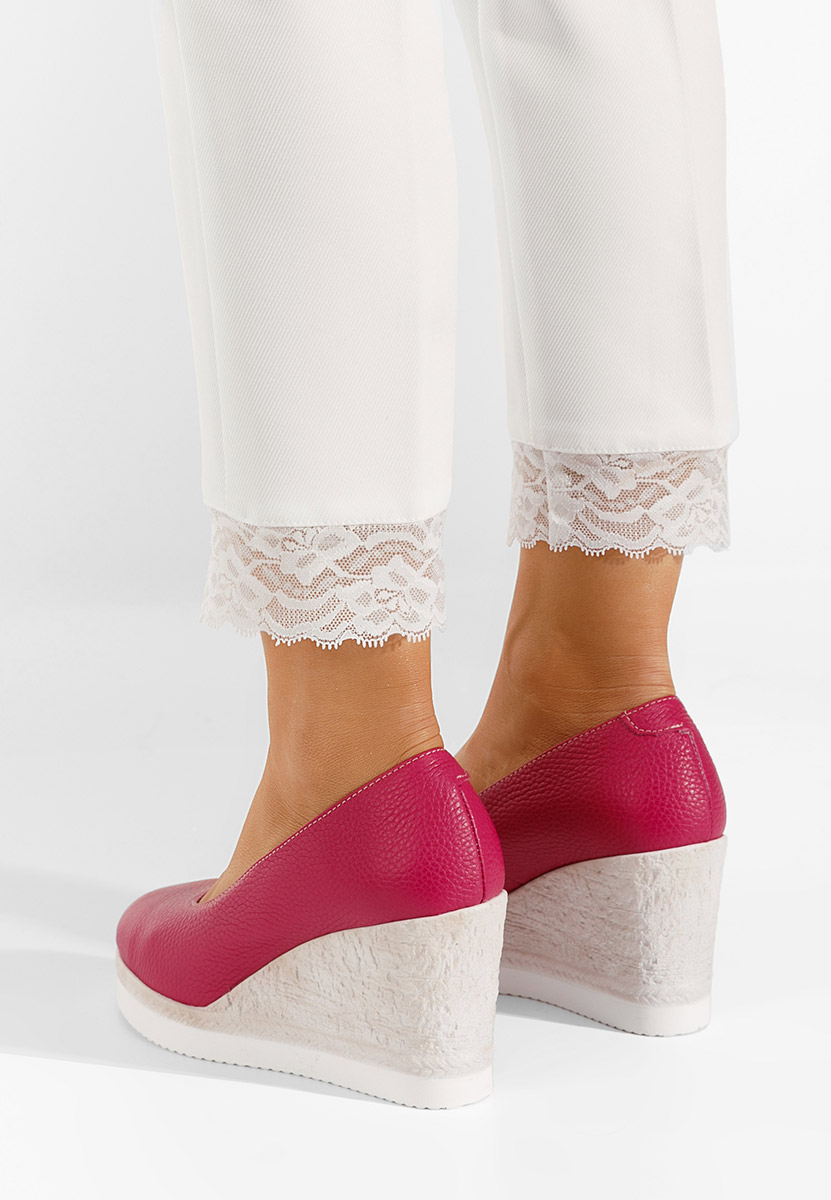 Kaira fuxia platform cipők
